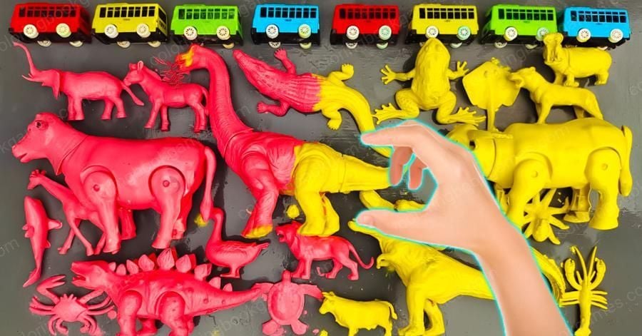 Dinosaur coloring game