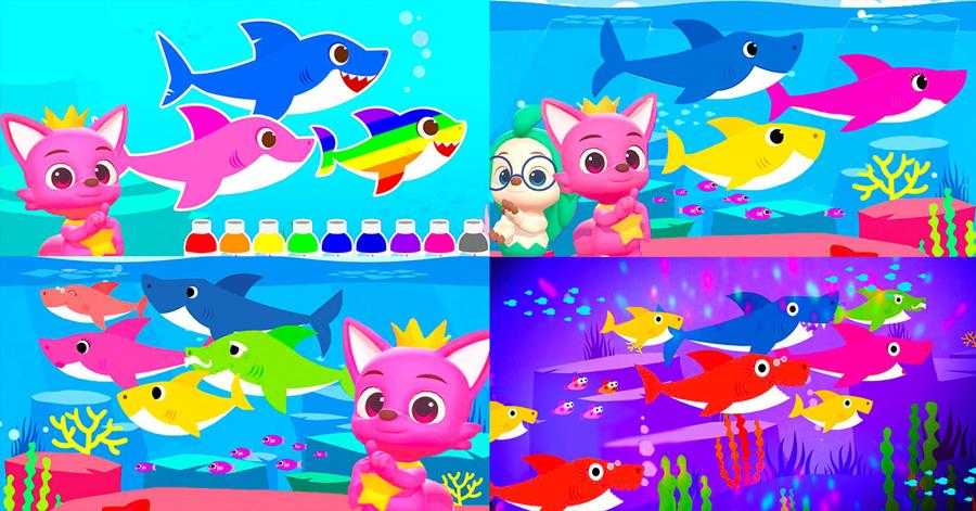 Pink fox and her friend shark
