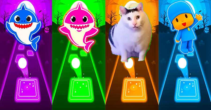 Play with colorful shark