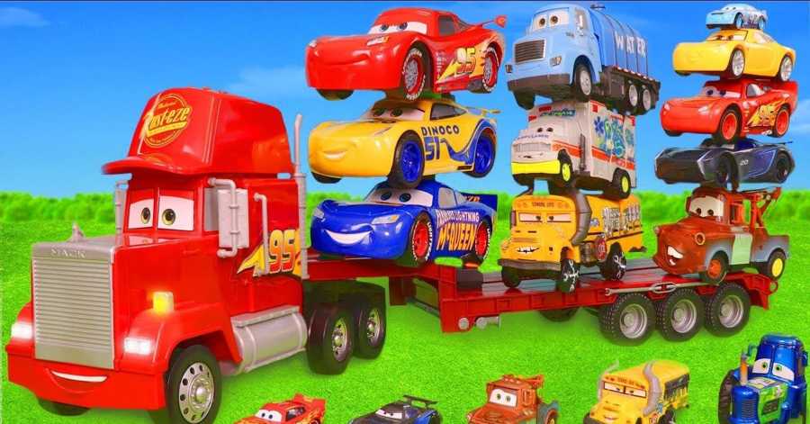 Let's Play with Colorful Car Toys
