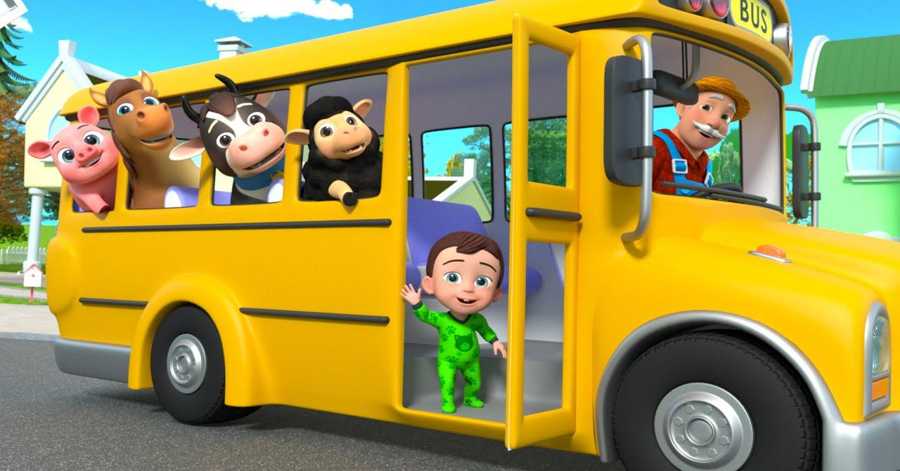 Kids and Animals' Joyful Ride
