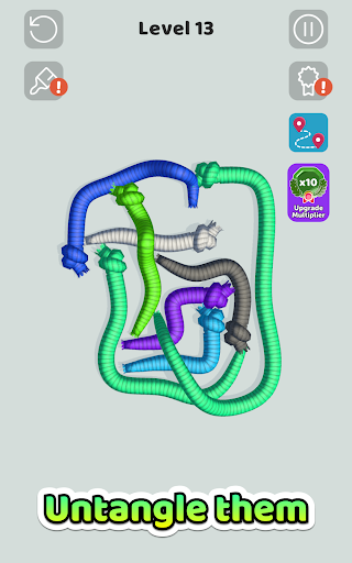 Free Download Tangled Snakes | ColoringBookGames