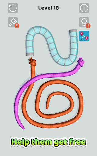 Free Download Tangled Snakes | ColoringBookGames