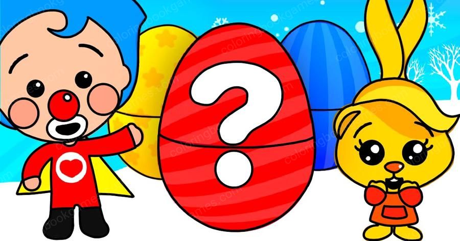 coloring book games - Plim y estrellas de colores